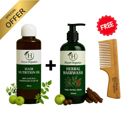 Hair Oil + Hairwash ( Combo Pack)